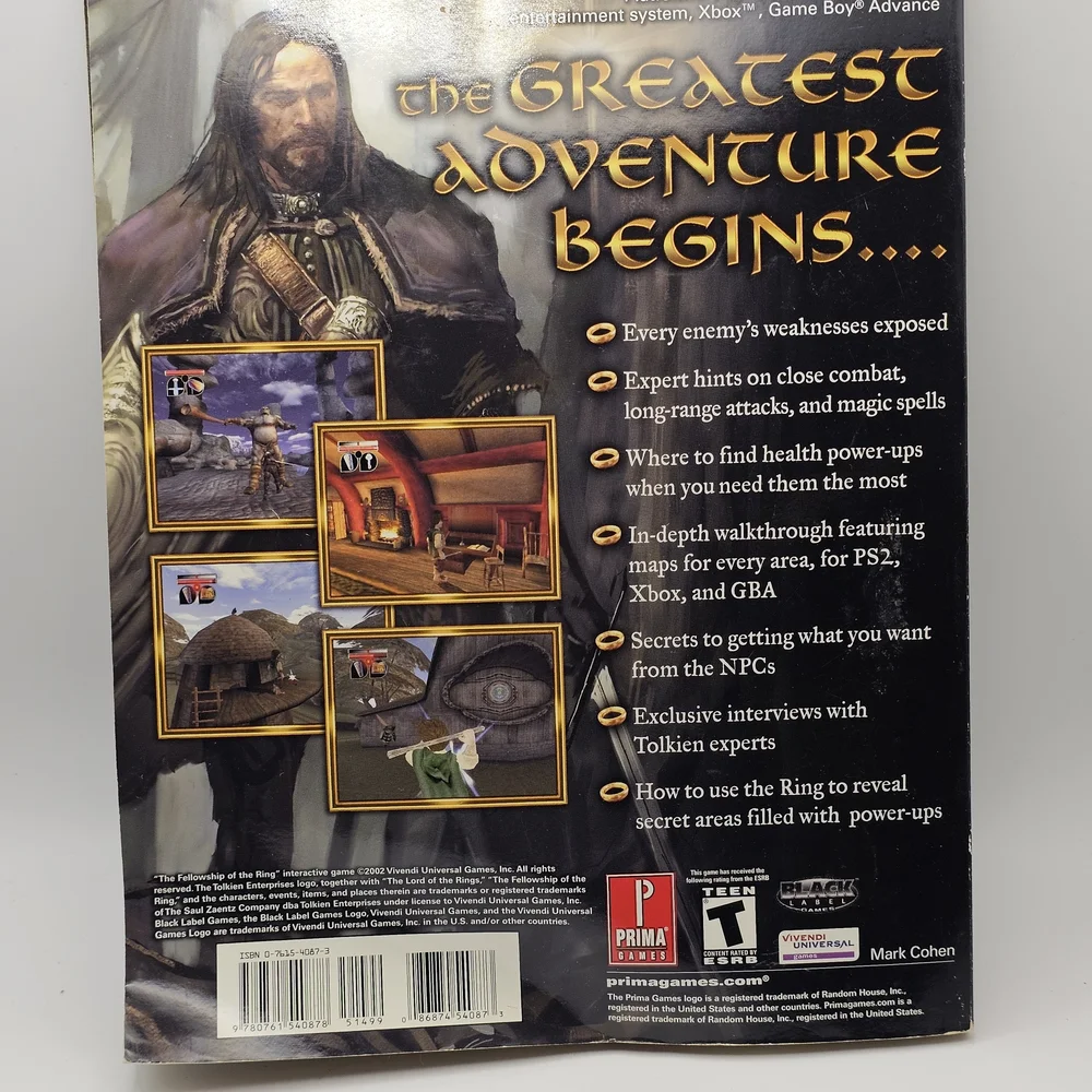 Prima The Lord of the Rings Game Guide‎ - Black and Gold